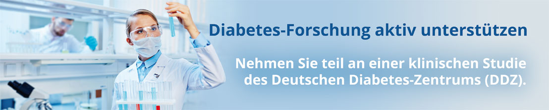 Einen Link zu den aktuellen Studien des Deutschen Diabetes-Zentrum