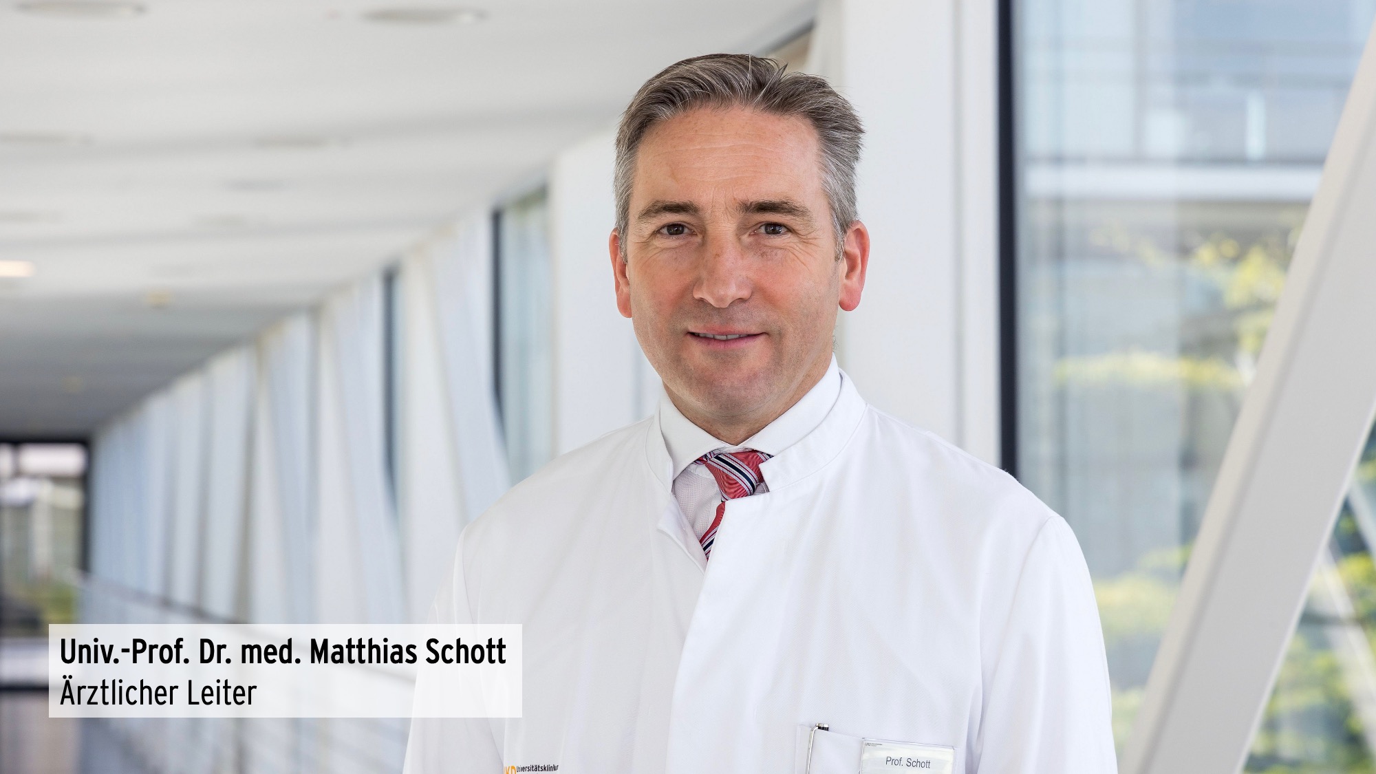 Univ.-Prof. Dr. med. Matthias Schott, Ärztlicher Leiter