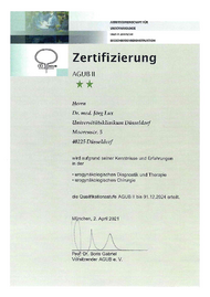 AGUB II Zertifikat